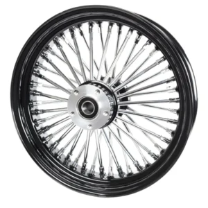 Black 46 Fat King Spoke Rear Wheel